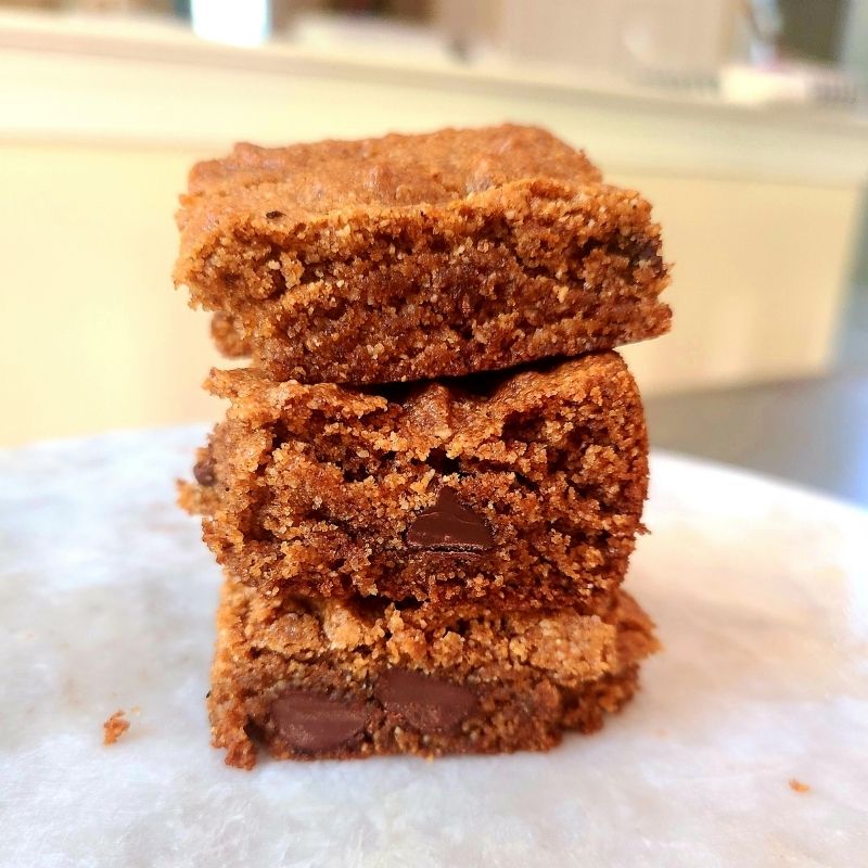 Gingerbread Blondies